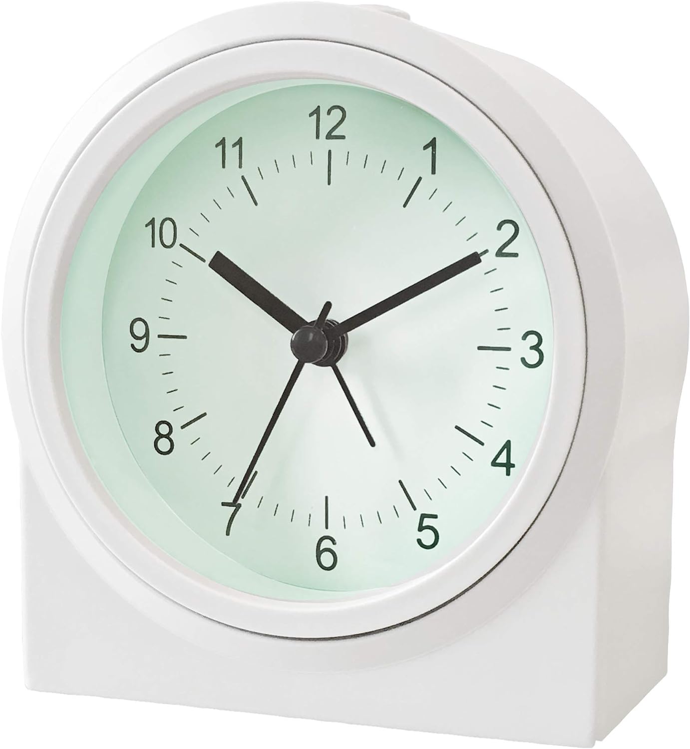 Reloj despertador Acctim Archer sin tictac | Blanco